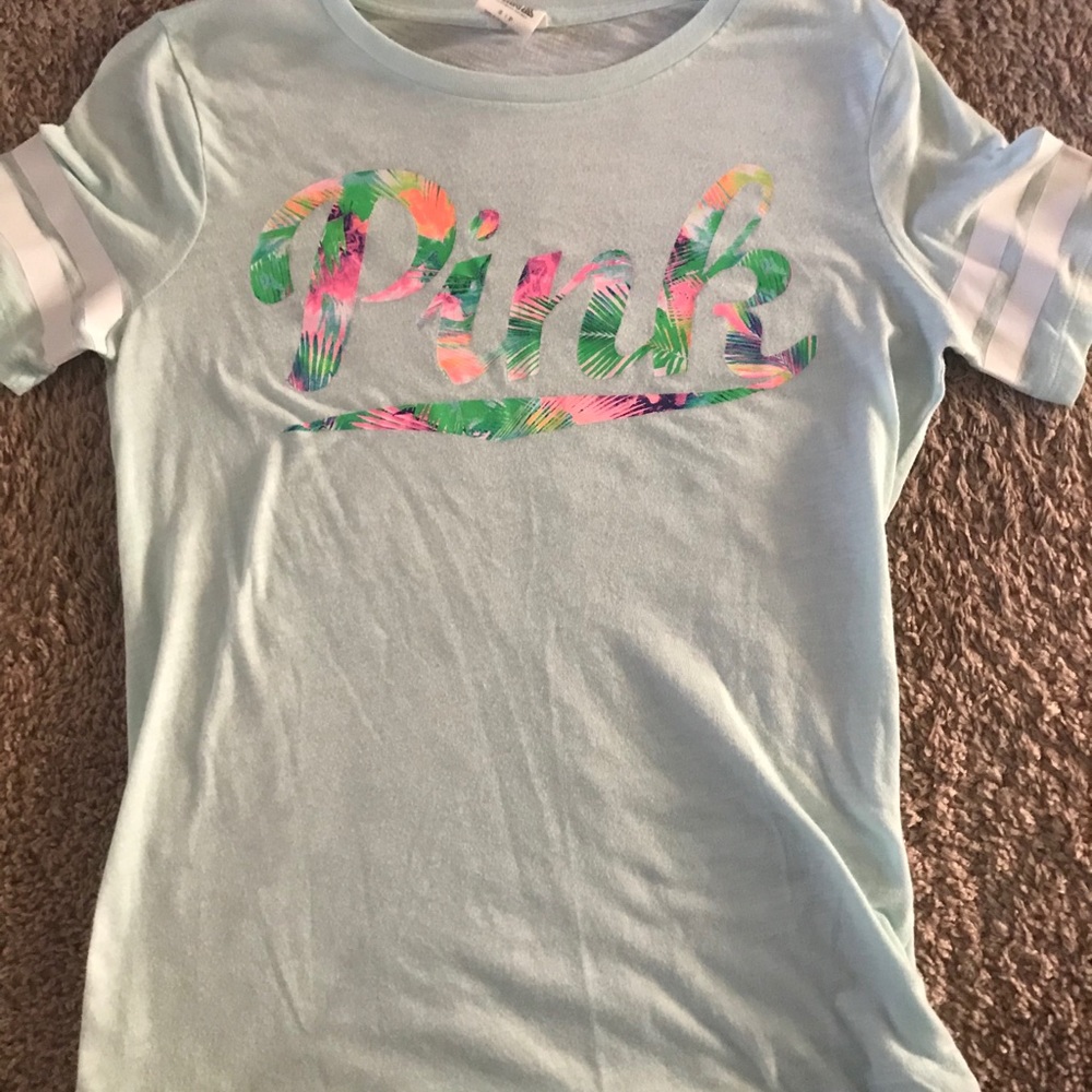 Pink Tropical Tee